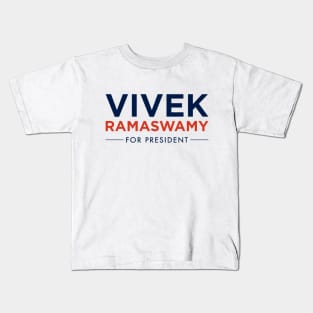 Vivek Ramaswamy For President 2024(1) Kids T-Shirt